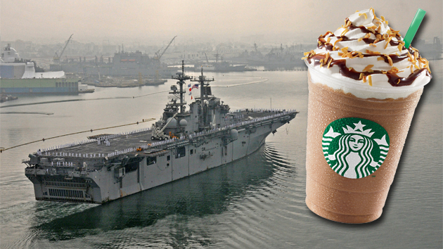 Navy warship USS Boxer off the coast of California