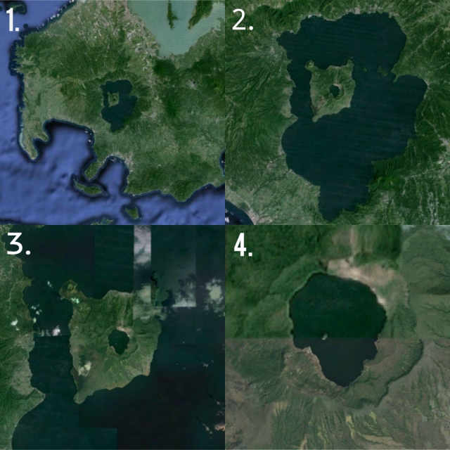 Taal Crater Lake in Batangas, Philippines