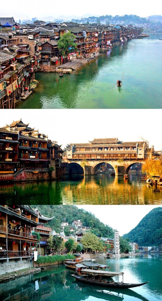 Fenghuang County in Hunan, China