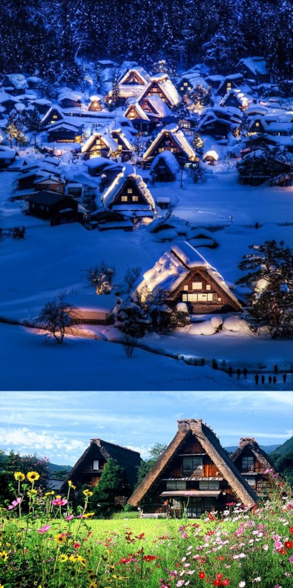 Shirakawa in Gifu, Japan