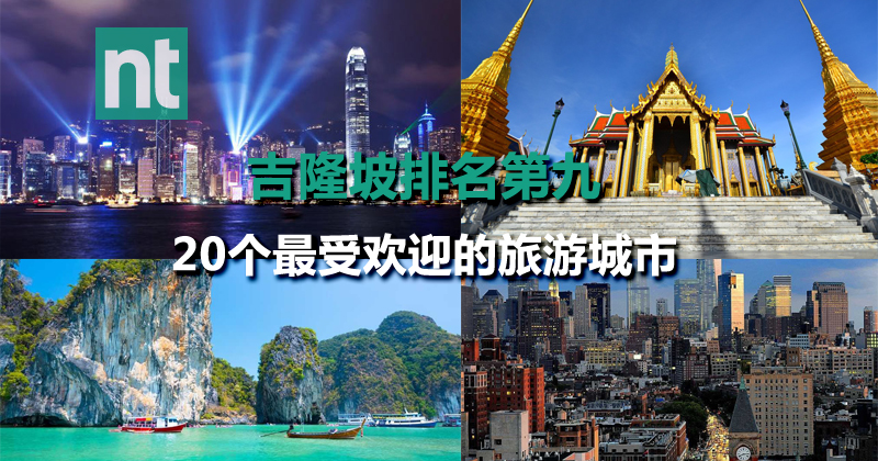 20 个最受欢迎的旅游城市，吉隆坡排名第 9！