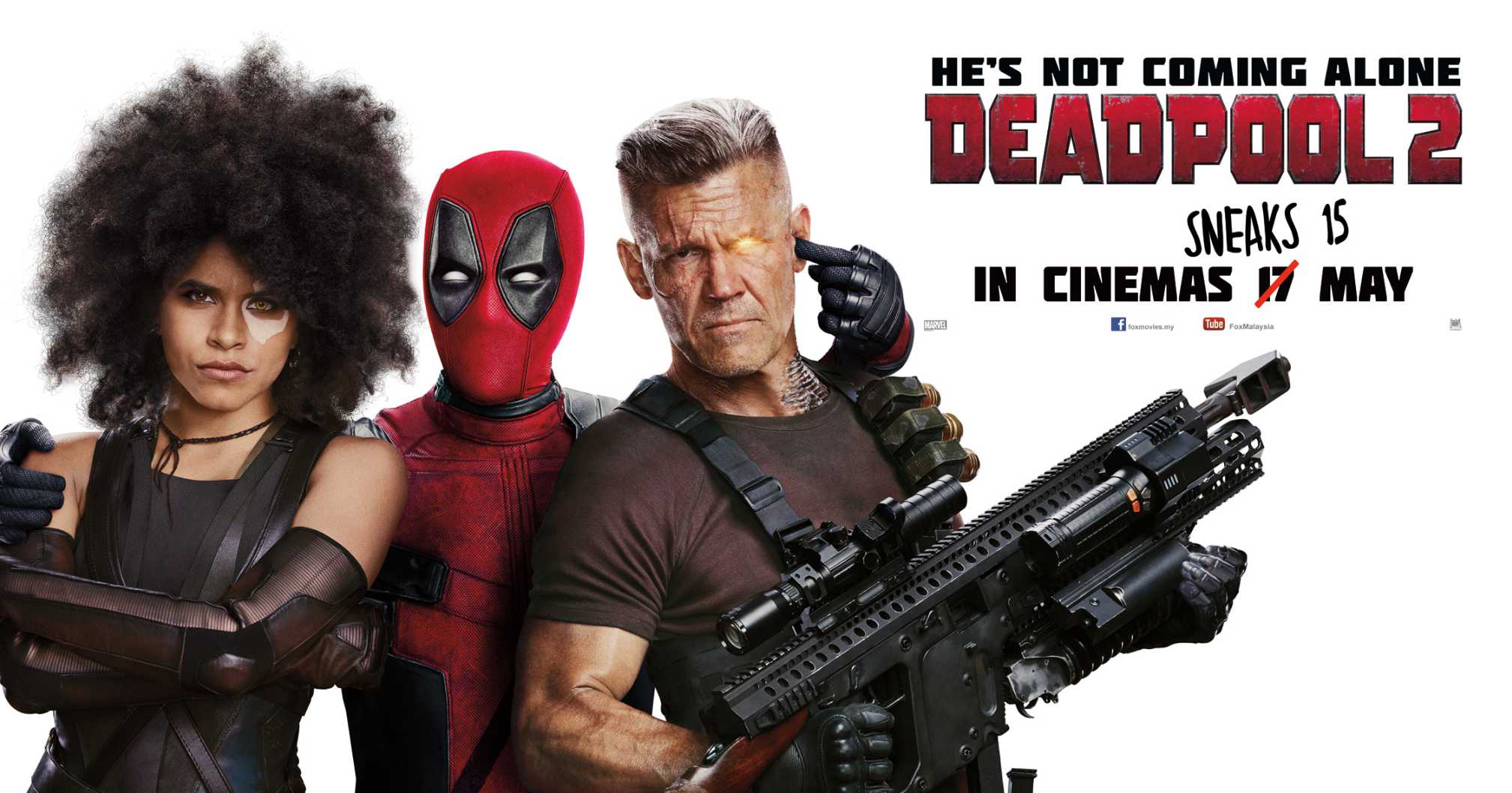 Next Trip 要送你《Deadpool 2》电影首映戏票 + 周边商品！