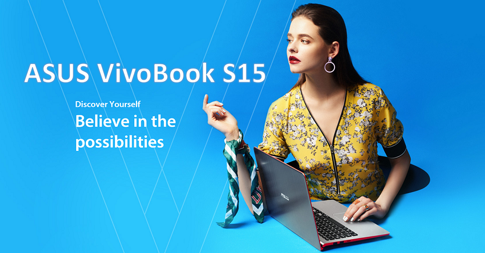 超轻薄机身，三面 NanoEdge 窄边框设计！适合旅游出差的笔记本电脑—ASUS VivoBook S15