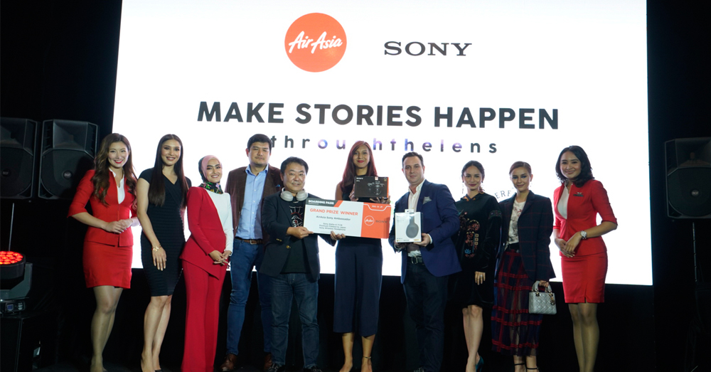 【通过那个镜头，拍出我的旅程故事】Air Asia 和 Sony 的联合代言人出炉，代言人夺得飞往日本参观 Sony 总部并得到1年学习摄影的机会