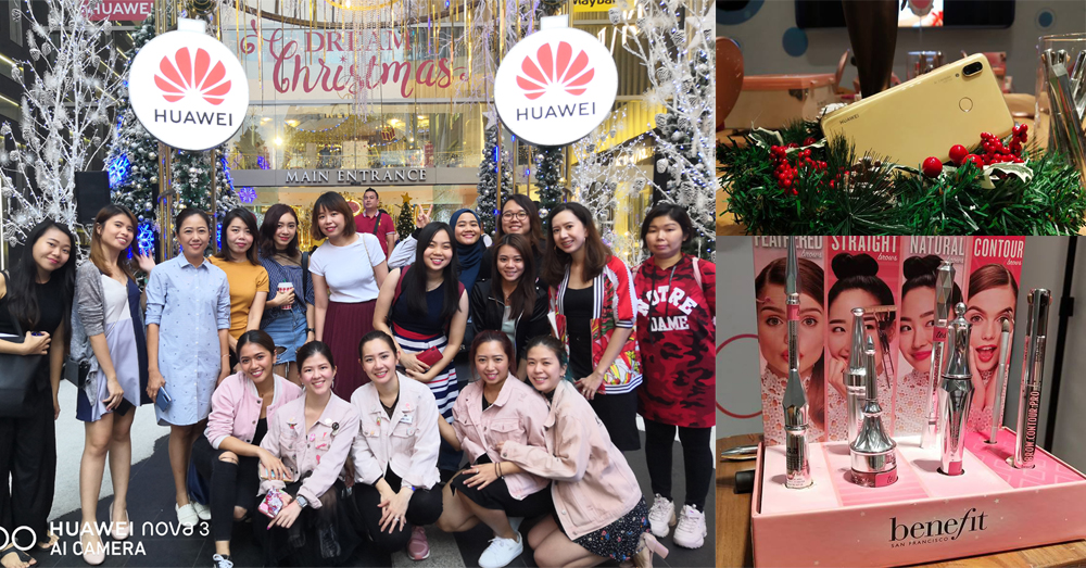 Huawei nova 3 Series 和 Benefit Cosmetics 让你能拥有最完美的圣诞 Selfie ❤