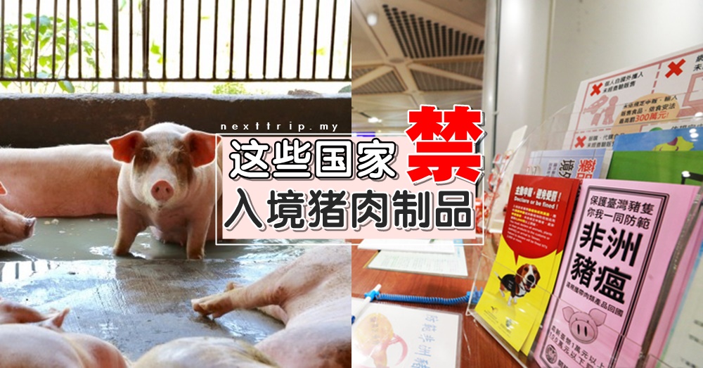 别因大意惹上牢狱之灾：禁止猪肉制品入境的国家，最高可判2年刑期！