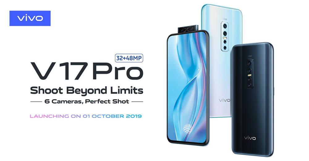 又来一款摄像镜头劲爆的智能手机——vivo V17 Pro即将在10月1日正式推出！