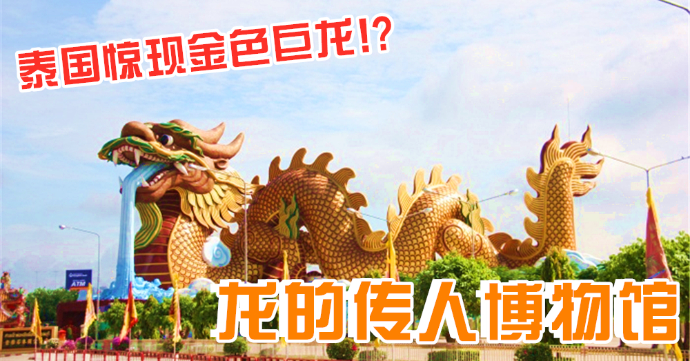 泰国惊现超壮观震撼的金色巨龙！? 龙之传人博物馆