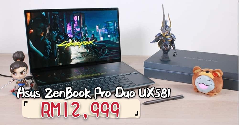 Asus ZenBook Pro Duo UX581 ，带给你双屏高效双倍效率！用于制图、剪片等创作型工作，已是绰绰有余了~