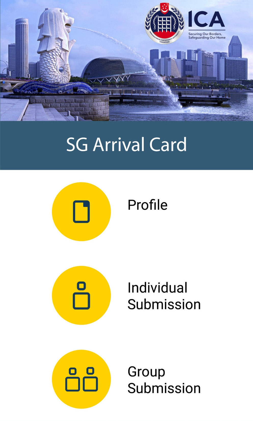 SG Arrival Card
