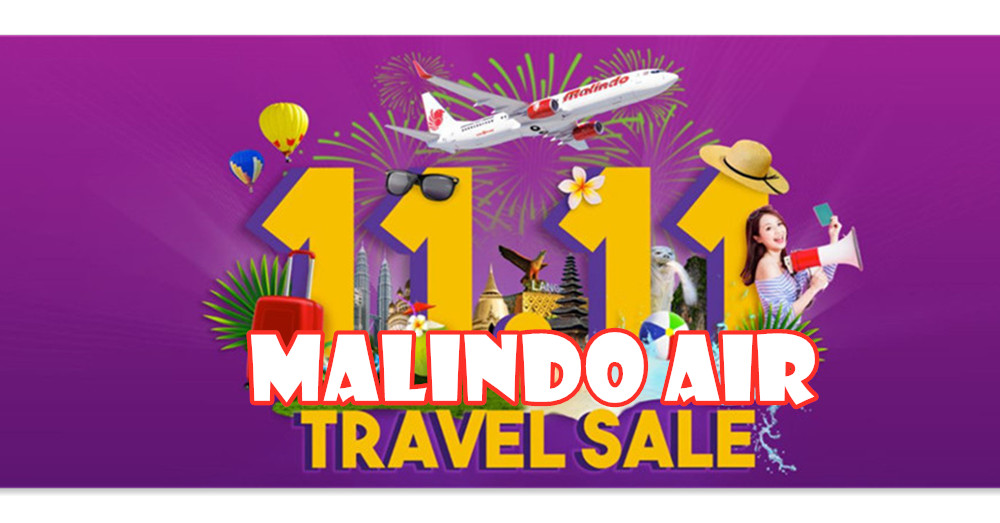Malindo Air 推出了11.11旅游大促销，别仅关注吃的、用的、穿的！“飞”的也是很重要啊旅人！