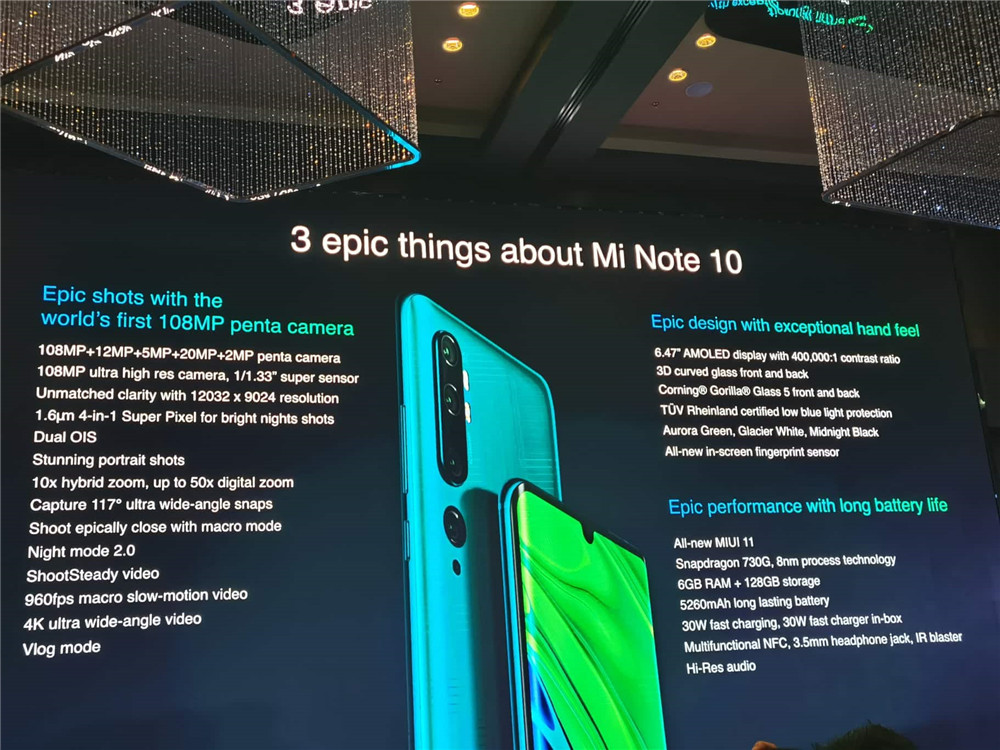 Xiaomi Mi Note 10
