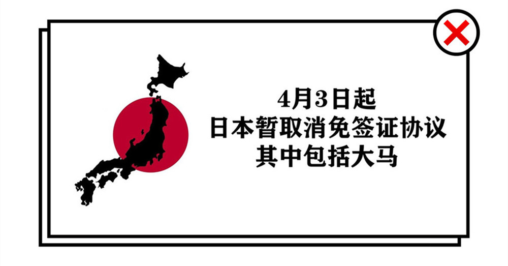 [ 全球大流行 ]  日本暂取消免签协议延长至5月杪，大马人前往需申请VISA签证！