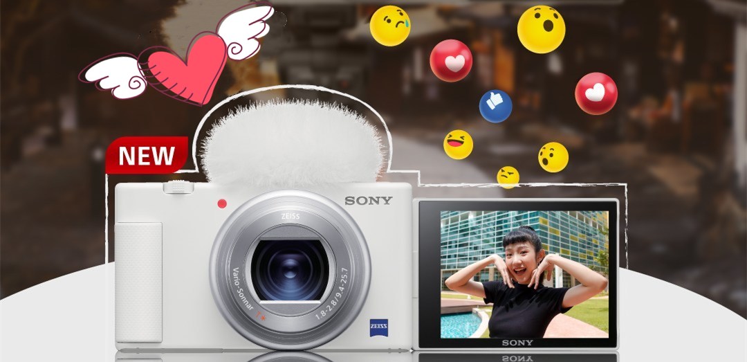 纯白来袭！Sony ZV-1 数码相机推出梦幻新色！