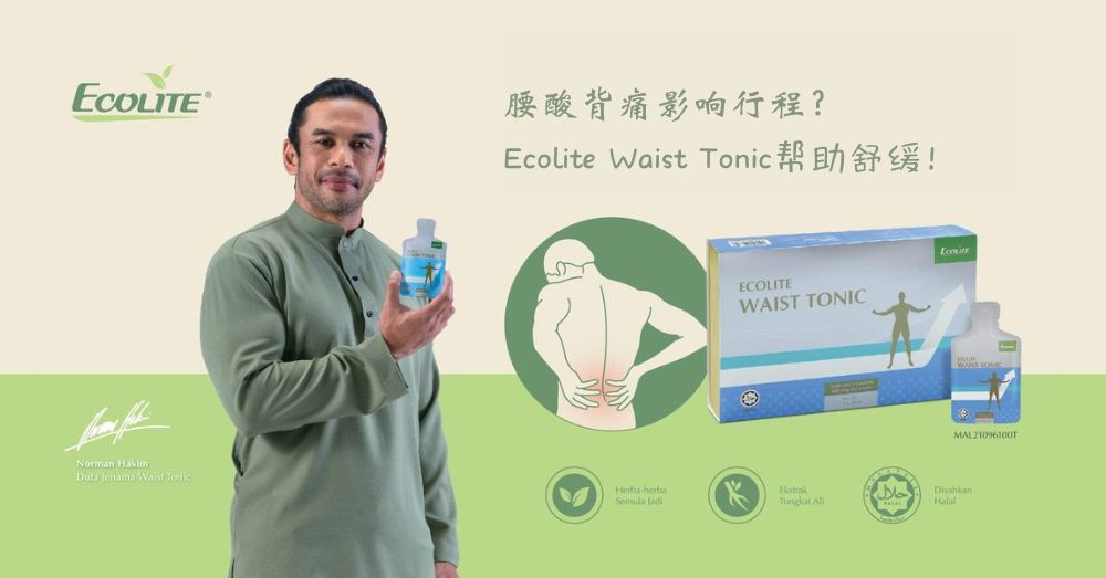 打败腰酸背痛继续旅行！ECOLITE 全新推出<Ecolite Waist Tonic>
