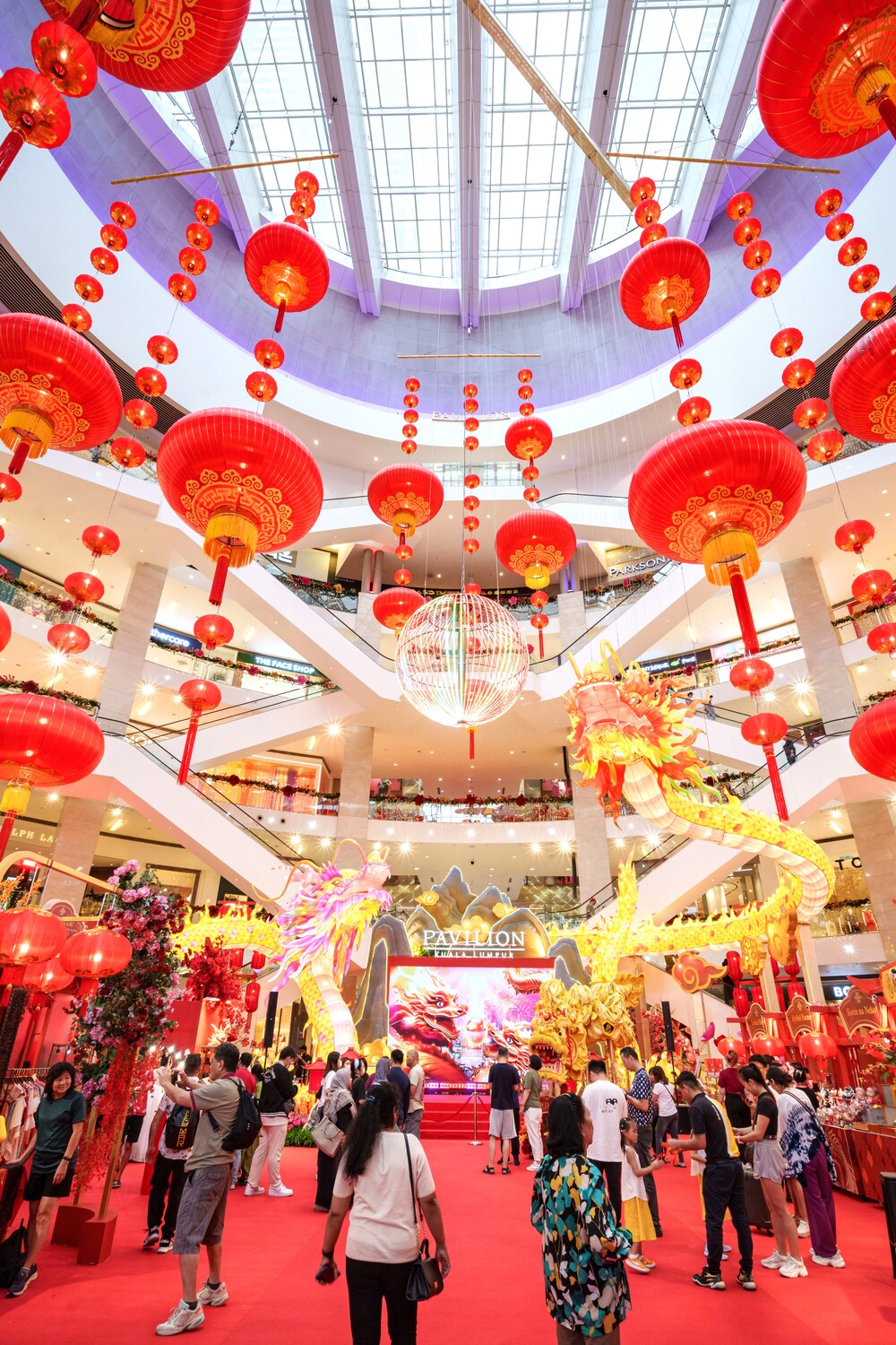 Pavilion旗下购物中心龙年庆典：从购物狂欢到生态庆祝，迎接2024充满幸运的一年！